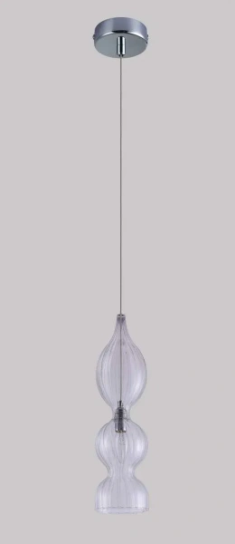 Светильник подвесной Crystal Lux IRIS SP1 B TRANSPARENT