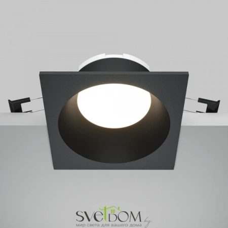 Встраиваемые светильники Maytoni DL126-GX53-SQ-B от Магазина Svetdom.by