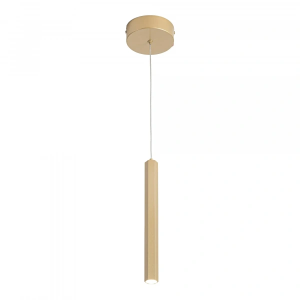 ST614.203.06 Светильник подвесной ST-Luce Золотистый/Золотистый LED 1*6W 4000K Подвесные светильники