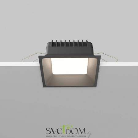 Встраиваемые светильники Maytoni DL056-12W3-4-6K-B от Магазина Svetdom.by