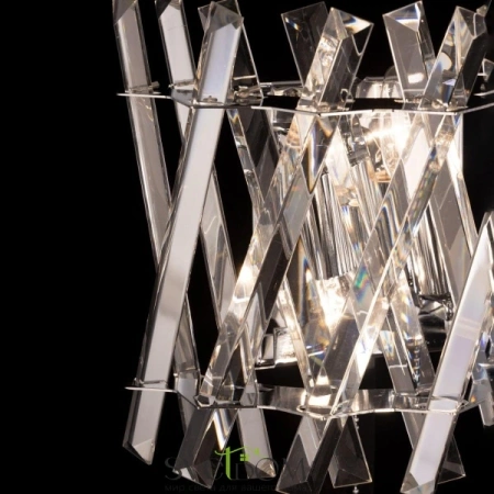 Citilux Ингвар CL334421 Бра хрустальное с выключателем Хром CITILUX