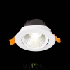 ST211.548.06.24 Св-к встр. Белый LED 1*6W 4000K 480Lm Ra80 24° IP20 D86xH50 220-240V Встраиваемые светильники ST LUCE