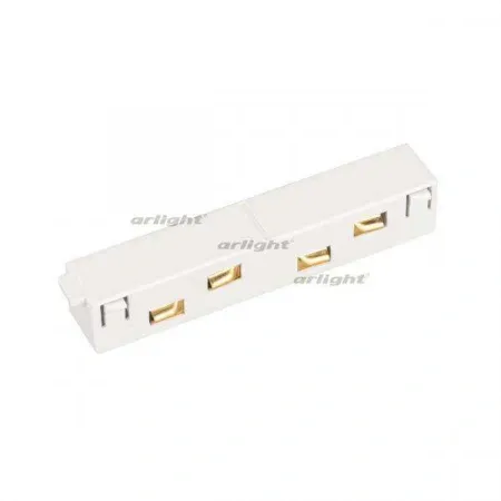 ARLIGHT Коннектор прямой MAG-ORIENT-CON-I-POWER (WH) (Arlight, IP20 Пластик, 3 года)