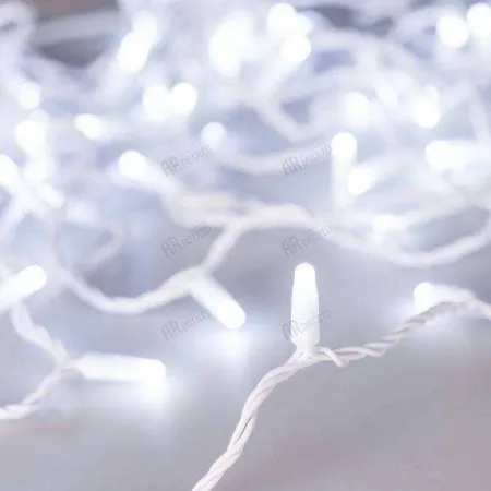 ARLIGHT Светодиодная гирлянда ARD-STRING-CLASSIC-10000-WHITE-100LED-MILK-FLASH White (230V, 7W) (Ardecoled,