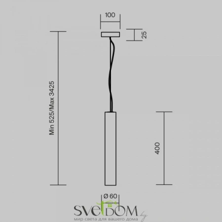 Подвесные светильники Maytoni MOD461PL-L5BGK от Магазина Svetdom.by