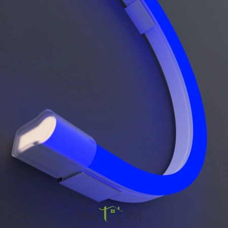 Гибкий неон 25x13 220В 8Вт/м Blue IP65 50м | Svetdom.by