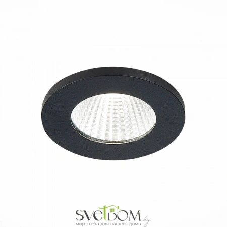 ST704.448.10 Св-к встр. Черный LED 1*10W 4000K 900Lm Ra>90 38° IP20 D80xH60 170-240V Встраиваемые светильники ST LUCE