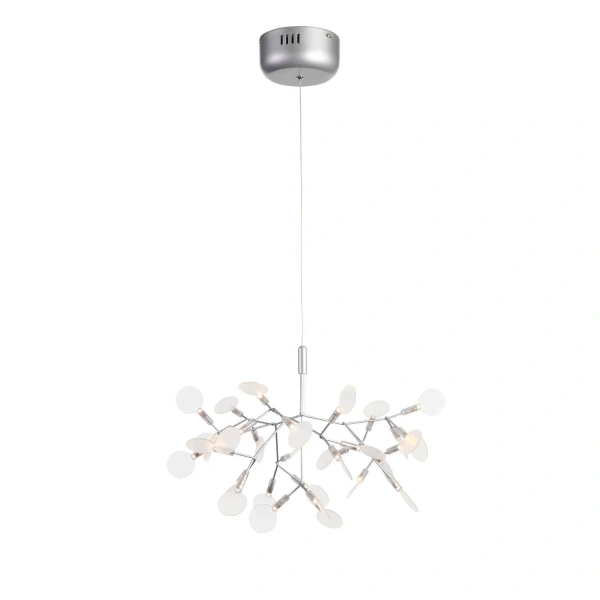 SL379.103.30 Люстра подвесная ST-Luce Серебристый/Белый LED 30*0,5W 3500K RAFINA