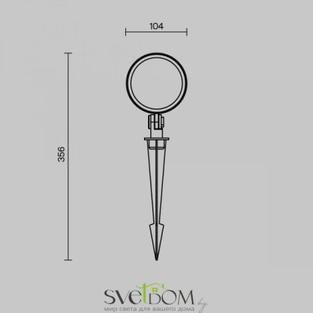 O495FL-L25B3K Maytoni