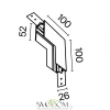 Коннектор внутренний Exility накладной белый TRA034ICL-41W Maytoni