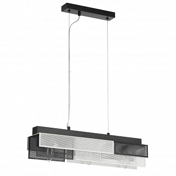 8004/3A MODERNI LN25 черный/белый,, черный металл/металл Подвесной светильник Е14 3*40W 220V DANA