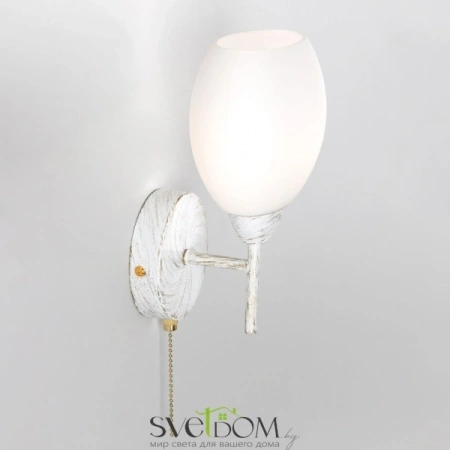 Citilux Флорида CL148310 Бра с выключателем Белое с патиной CITILUX