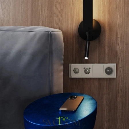 Розетка с USB, А+А Voltum S70 VLS040403  Voltum VLS040403
