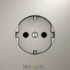 Розетки электрические с заземлением Voltum S70 VLS040103  Voltum VLS040103