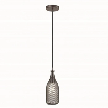 3353/1 PENDANT ODL17 379 черный Подвес E27 60W 220V BOTTLE
