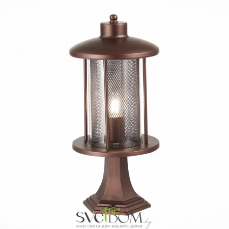 SL080.405.01 Светильник уличный наземный ST-Luce Темный кофе/Прозрачный, Темный кофе E27 1*60W LASTERO ST LUCE