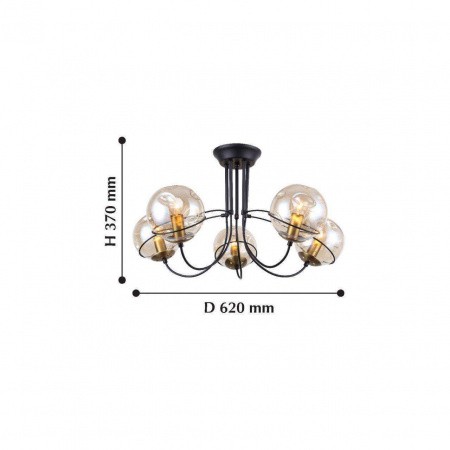 Люстры потолочные2202-5U Favourite | Svetdom.by