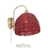 Citilux Базель CL407313 Бра с бордовым абажуром и выключателем CITILUX