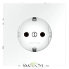 Розетки электрические с заземлением Voltum S70 VLS040102  Voltum VLS040102