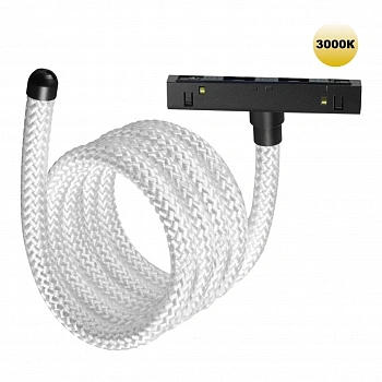 359334 KONST NT24 000 черный Трековый светильник для низковольтного шинопровода FLUM IP20 LED 25W 3000K 48V 2420Лм RAMO