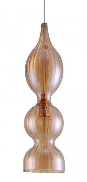 Светильник подвесной Crystal Lux IRIS SP1 B AMBER