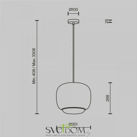Подвесные светильники Maytoni MOD466PL-L12W3K от Магазина Svetdom.by