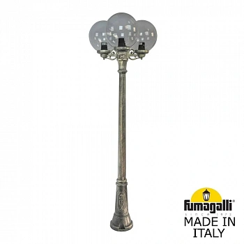Садово-парковый фонарь FUMAGALLI GIG BISSO/G300 3L G30.156.S30.BZF1R