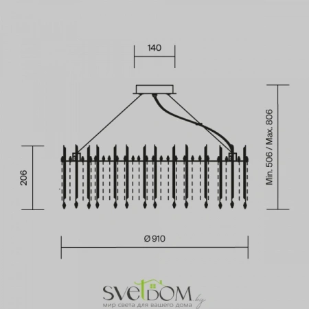 Подвесные светильники Maytoni MOD036PL-18N от Магазина Svetdom.by