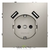 Розетка с USB, А+А Voltum S70 VLS040403  Voltum VLS040403