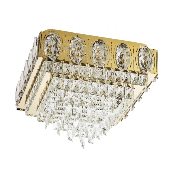 Люстры потолочныеL9438-500-500 GD с УД LED4U | Svetdom.by