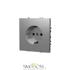 Розетки электрические с заземлением Voltum S70 VLS040104  Voltum VLS040104