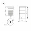 Светильник LTD-GROUND-R65-6W Warm3000 (SL, 24 deg, 230V) Arlight 026449 Arlight