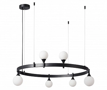 07808-6,19 Люстра Бьянки черный G9 6*7W