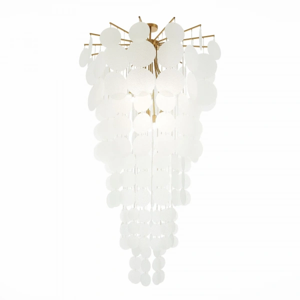 SL1231.303.12 Люстра подвесная ST-Luce Латунь/Белый E14 12*60W VITTORIA