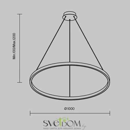 Подвесные светильники Maytoni MOD058PL-L54WK от Магазина Svetdom.by