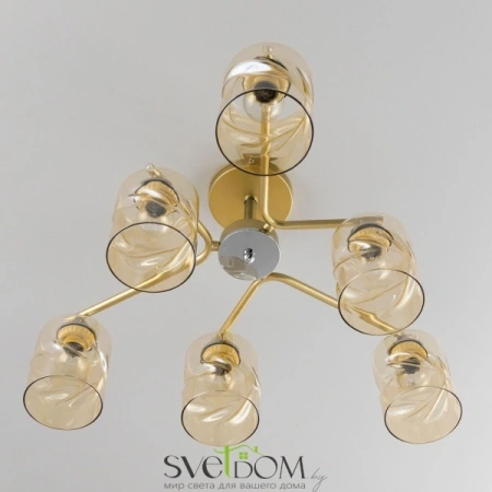 Citilux Клод CL137162 Люстра потолочная Золото CITILUX
