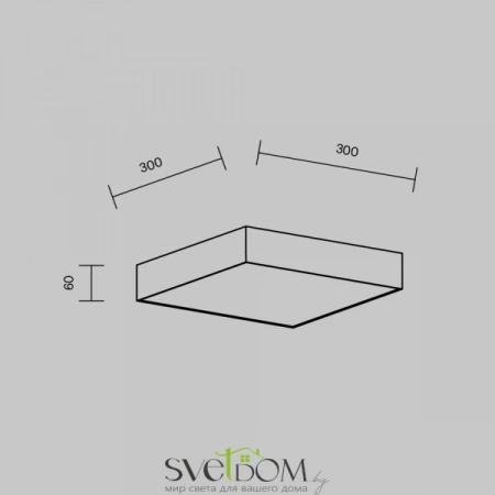 Потолочные светильники Maytoni C032CL-36W4K-SQ-W от Магазина Svetdom.by