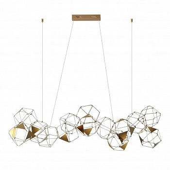 5086/64L L-VISION  античная бронза/металл Люстра LED 64W 4000K 3800lm TRELLIS