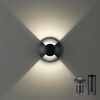 6662/2GL NATURE ODL24 631 черный/металл Встраиваемый грунтовый светильник IP67 LED 3W 4000K 12V/24V WALD (нужен драйвер 357781/357782) Odeon Light