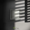 Выключатель одноклавишный с подсветкой Voltum S70 VLS010205  Voltum VLS010205