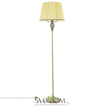 Citilux Вена CL402933 Торшер бронза с кремовым абажуром CITILUX