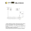 Люстра подвесная Omnilux  OML-51303-03 Omnilux