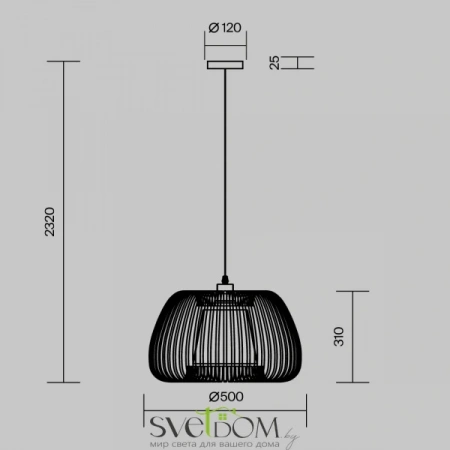 Подвесные светильники Maytoni MOD409PL-01W от Магазина Svetdom.by