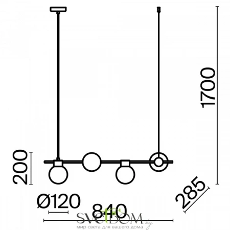 Подвесные светильники Freya FR5232PL-04B от Магазина Svetdom.by