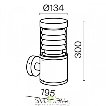 Настенные светильники O439WL-L12GF3K Maytoni | Svetdom.by