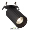 CITILUX CL512D11R AXEL Черный Рифл. Св-к Спот Встраиваемый CITILUX