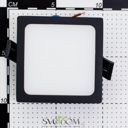 Citilux Омега CLD50K082 LED Встраиваемый светильник с диммером Чёрный CITILUX