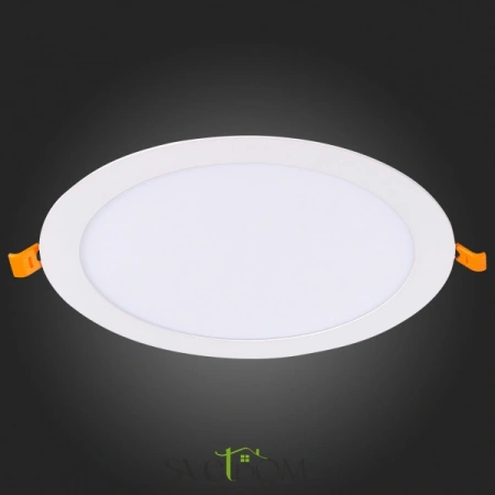 ST209.548.18 Св-к встр. Белый LED 1*18W 4000K 1 350Lm Ra80 110° IP20 D225xH8 90-265V Встраиваемые светильники ST LUCE