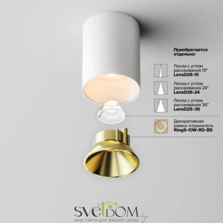 Потолочные светильники Maytoni C064CL-8W2.7K-RD-WB от Магазина Svetdom.by