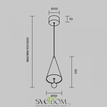 Подвесные светильники Maytoni MOD534PL-L11B3K от Магазина Svetdom.by